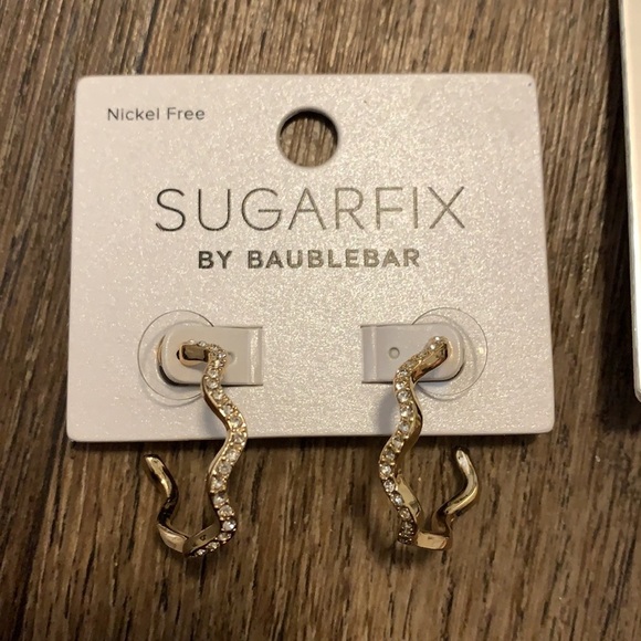 NWT Sugarfix by Baublebar Lot of 5 Earrings including Hoops, Drop and Mi… - Picture 2 of 6